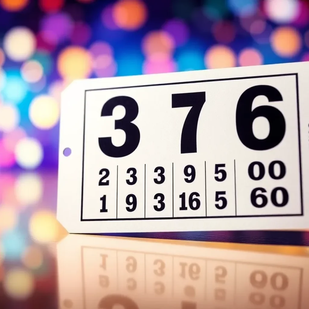 Visual representation of Tennessee Lottery winning numbers