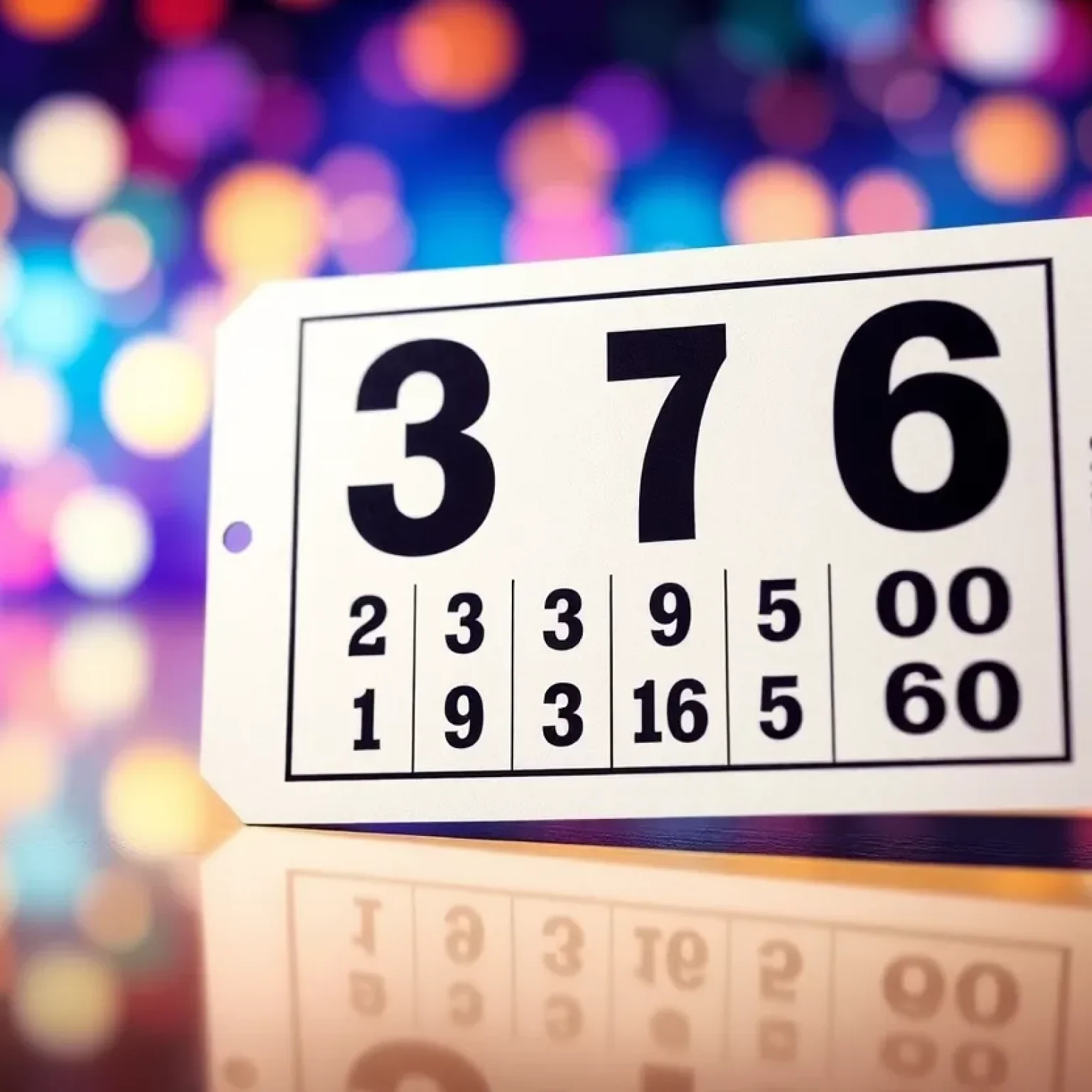 Visual representation of Tennessee Lottery winning numbers