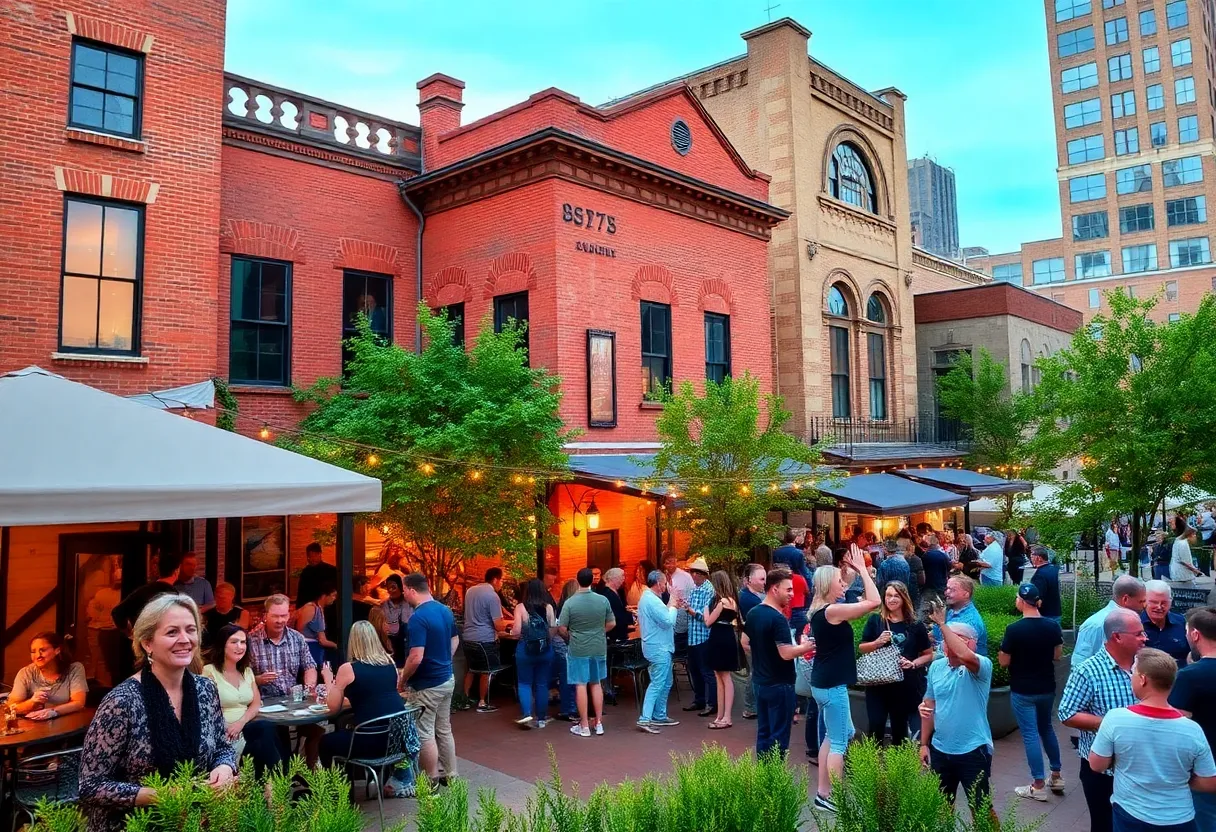 Outdoor event venue named The Trestle in Nashville