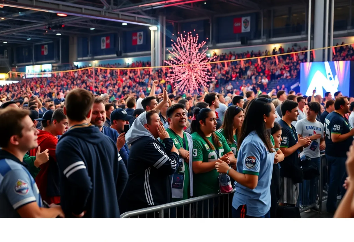 Fans enjoying the Titans Road Rally at Ole Red Las Vegas.