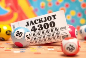 Visual representation of Tennessee Lottery gaming with colorful lottery balls.