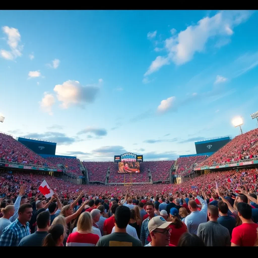Crowd enjoying TSU homecoming concert