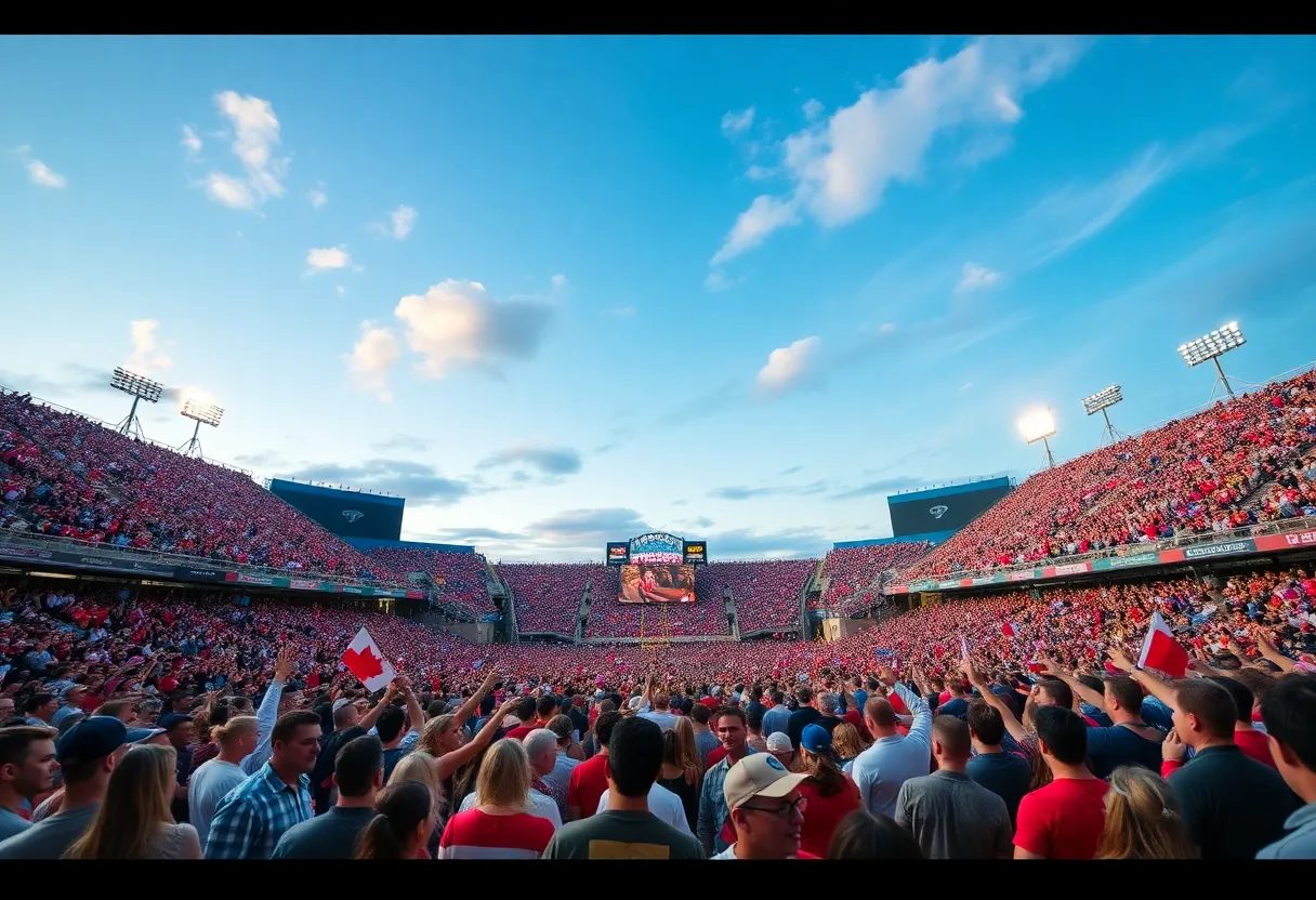 Crowd enjoying TSU homecoming concert