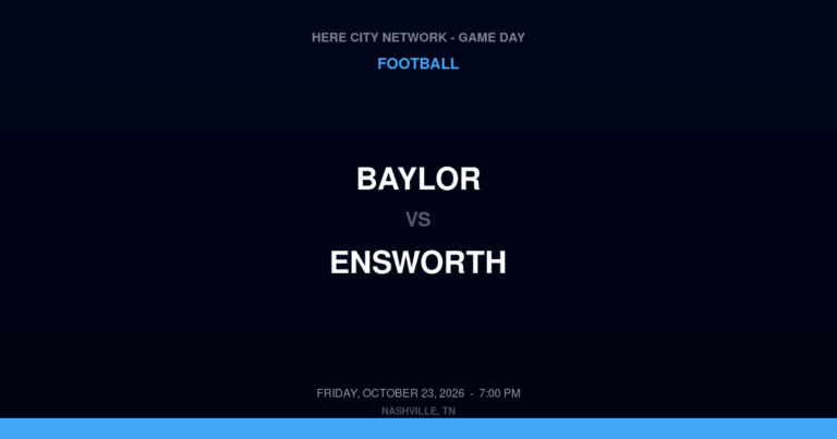 Baylor 27, Ensworth 7