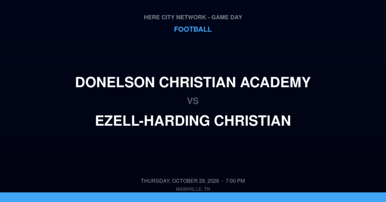 Donelson Christian Academy at Ezell-Harding Christian