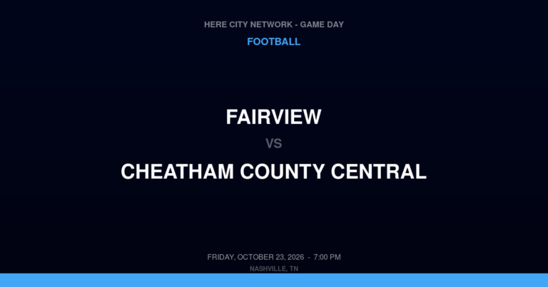 Fairview 42, Cheatham County Central 7