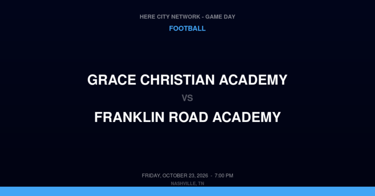 Grace Christian Academy 14, Franklin Road Academy 49