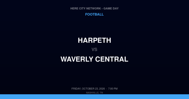 Harpeth 14, Waverly Central 28