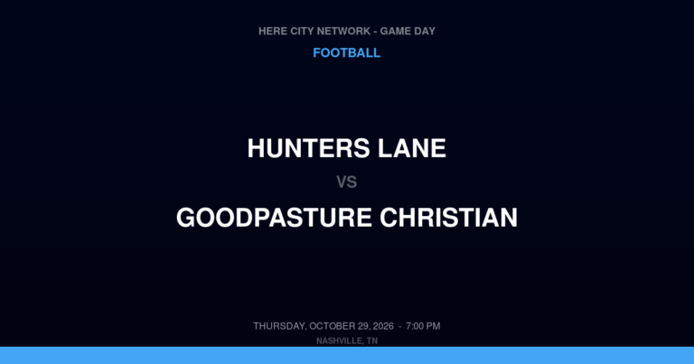 Hunters Lane at Goodpasture Christian