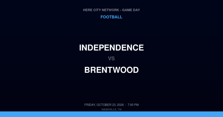 Independence 10, Brentwood 28