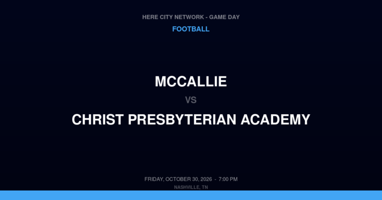 McCallie at Christ Presbyterian Academy