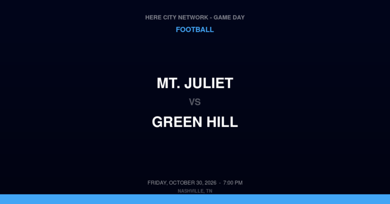 Mt. Juliet at Green Hill