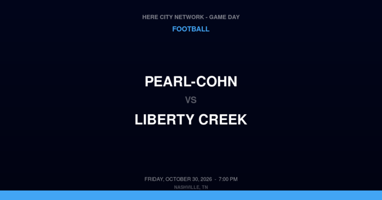 Pearl-Cohn at Liberty Creek
