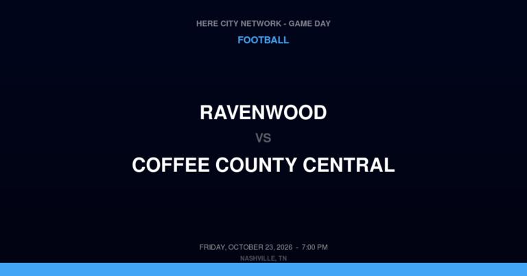 Ravenwood 42, Coffee County Central 7