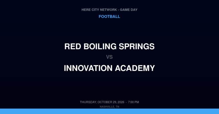 Red Boiling Springs at Innovation Academy