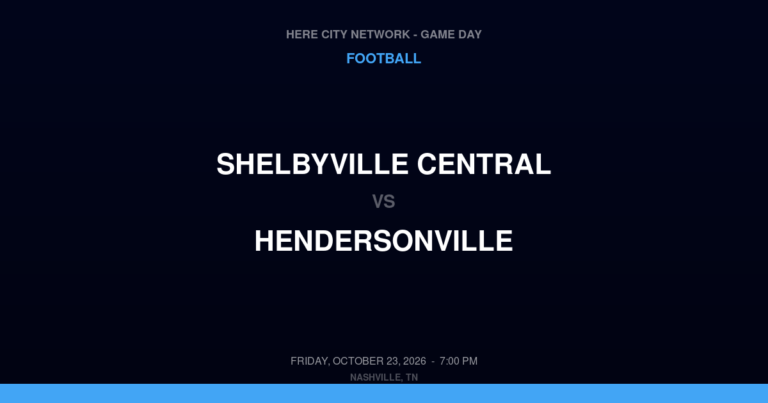 Shelbyville Central 29, Hendersonville 32