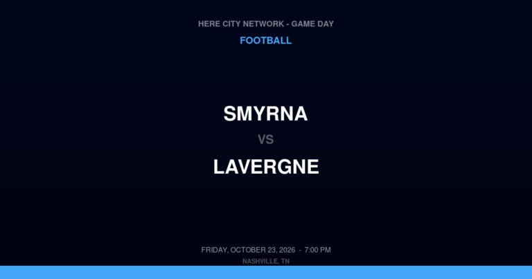 Smyrna 40, LaVergne 7