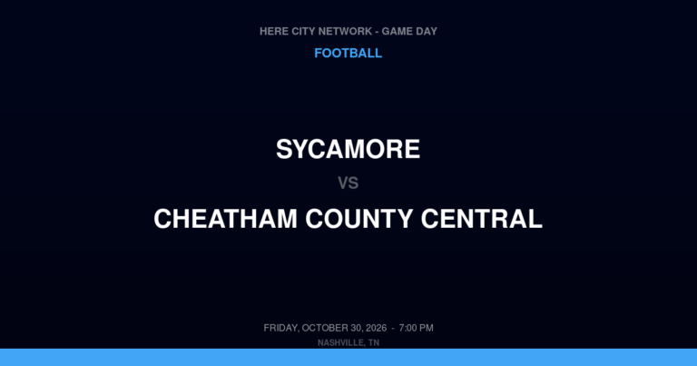 Sycamore at Cheatham County Central