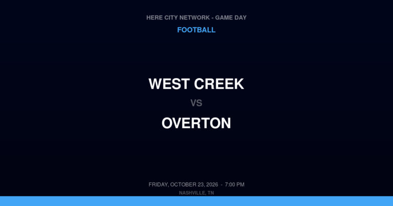 West Creek 14, Overton 29